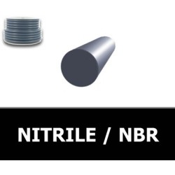 Corde 5.00 mm joint torique caoutchouc nitrile NBR - vendu au mètre