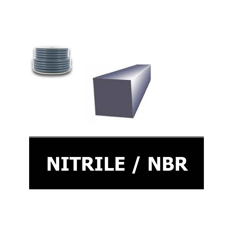 CARRE 10.00 mm NBR/NITRILE 70 B
