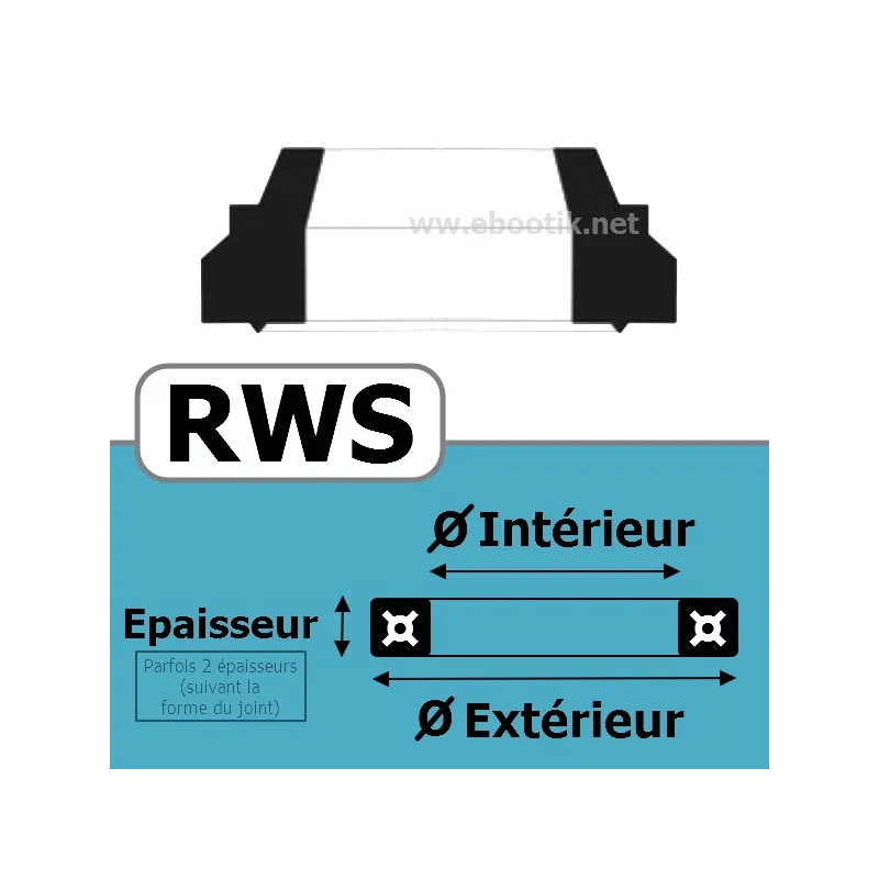 JOINT RACLEUR 40X52.7X5.3/8.9 RWS 490 