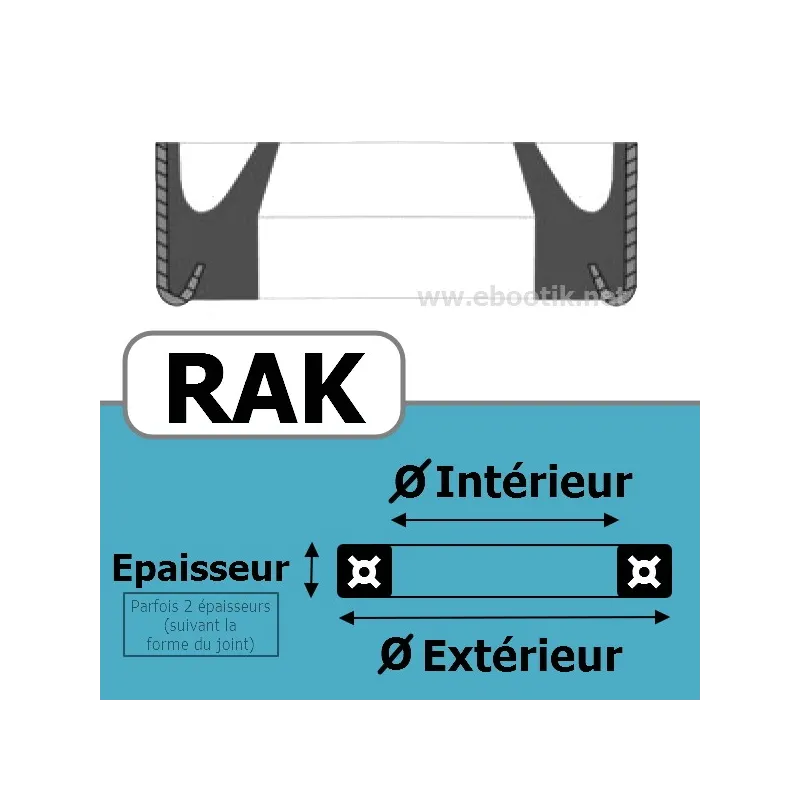 JOINT RACLEUR 55X69X8 RAK 594