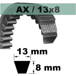 COURROIE TRAPEZOIDALE CRANTEE AX110