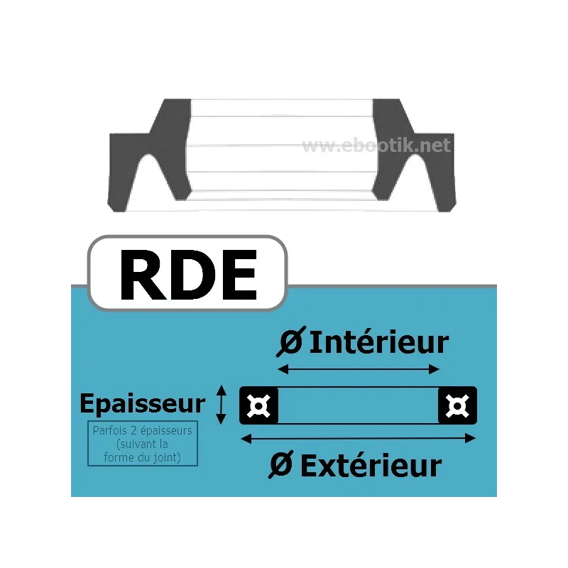 JOINT RACLEUR 100X110X6/8 RDE 594