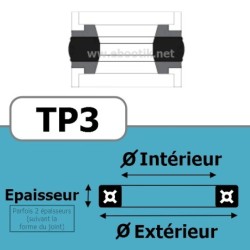 100x80x25.4x6.35 TP3 NBR