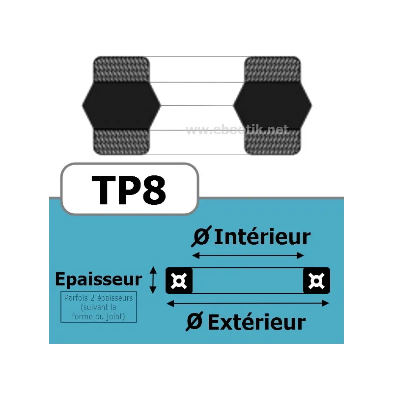 150x125x32 TP8 NBR