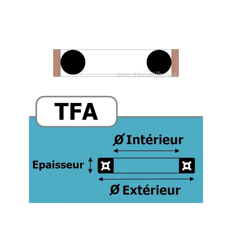 72.8x85x7.5 TFA BRN