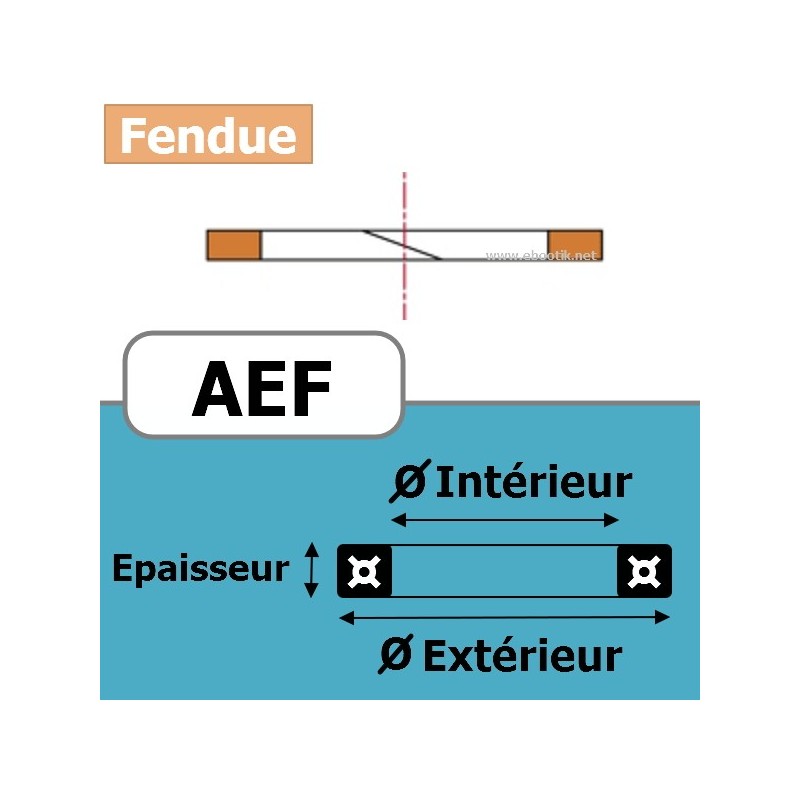 BAGUE 4.47x1.78 AEF PTFE BAGUE 4.47x1.78 AEF PTFE