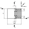 PLOT FEMELLE/FEMELLE 20x25 M6
