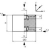 PLOT FEMELLE/FEMELLE 40x28 M10