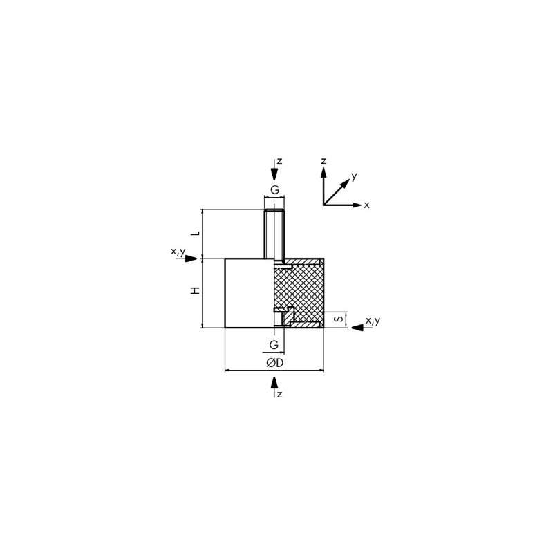 PLOT MALE/FEMELLE 50x40 M10 PLOT MALE/FEMELLE 50x40 M10