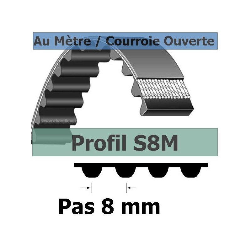 S8M15 mm Fibre Verre