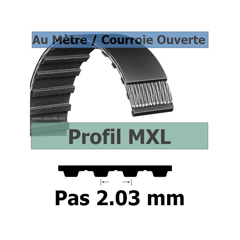 MXL037 / 9.52 mm Fibre Verre MXL037 / 9.52 mm Fibre Verre
