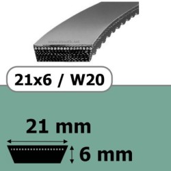 21x6x530 ou 560W20