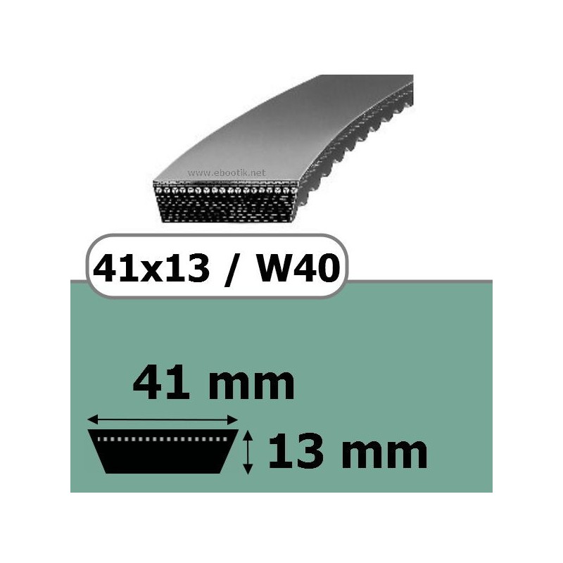 41x13x1190 ou 1250W40