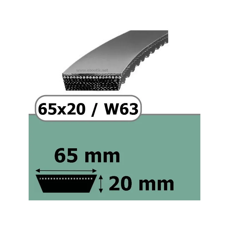 65x20x1906 ou 2000W63