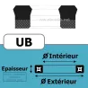 85X97X9.6 FPM UB666