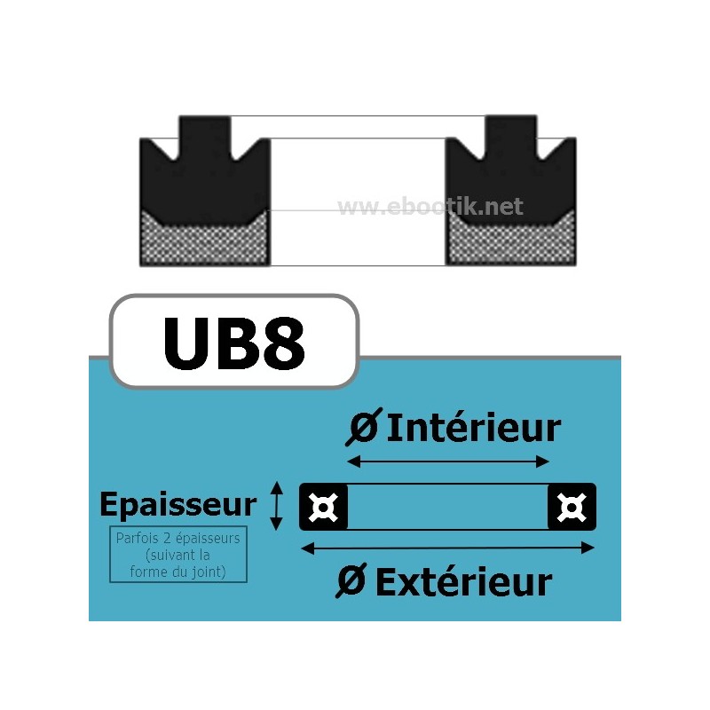 100X125X15.5 UB8 NBR UB999 100X125X15.5 UB8 NBR UB999